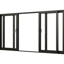 NTech Aluminium 4-Delad BlackLine Svart