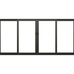 NTech Aluminium 4-Delad BlackLine Svart