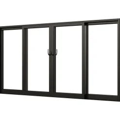 NTech Aluminium 4-Delad BlackLine Svart