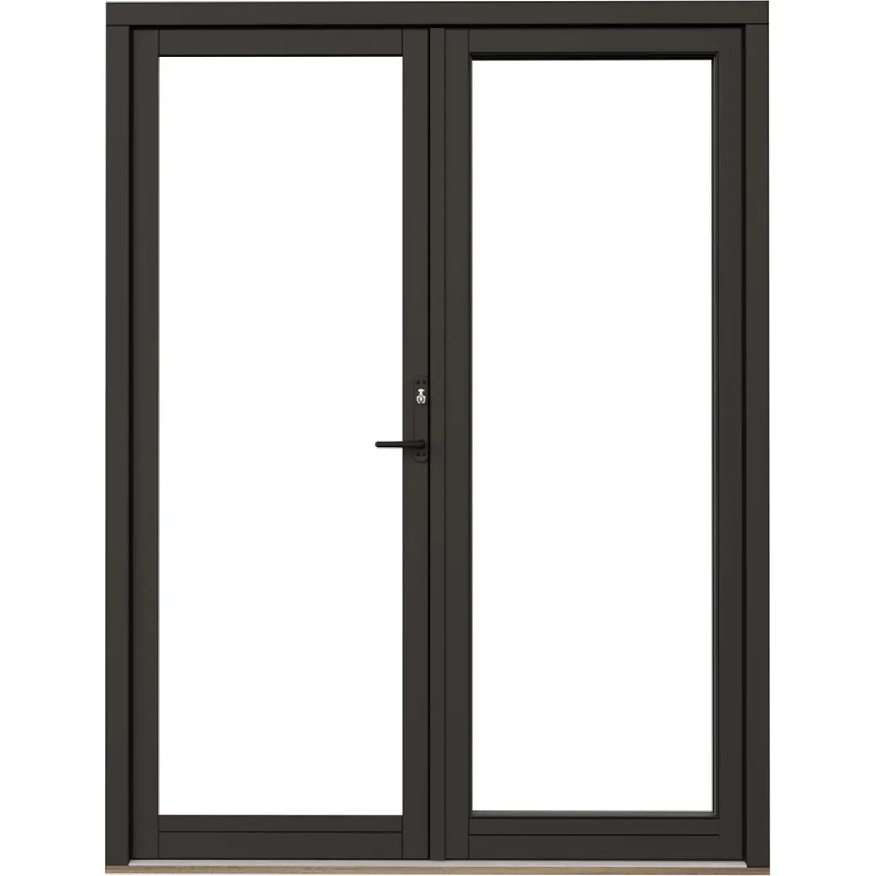 NTech Helglasad Aluminium BlackLine Svart