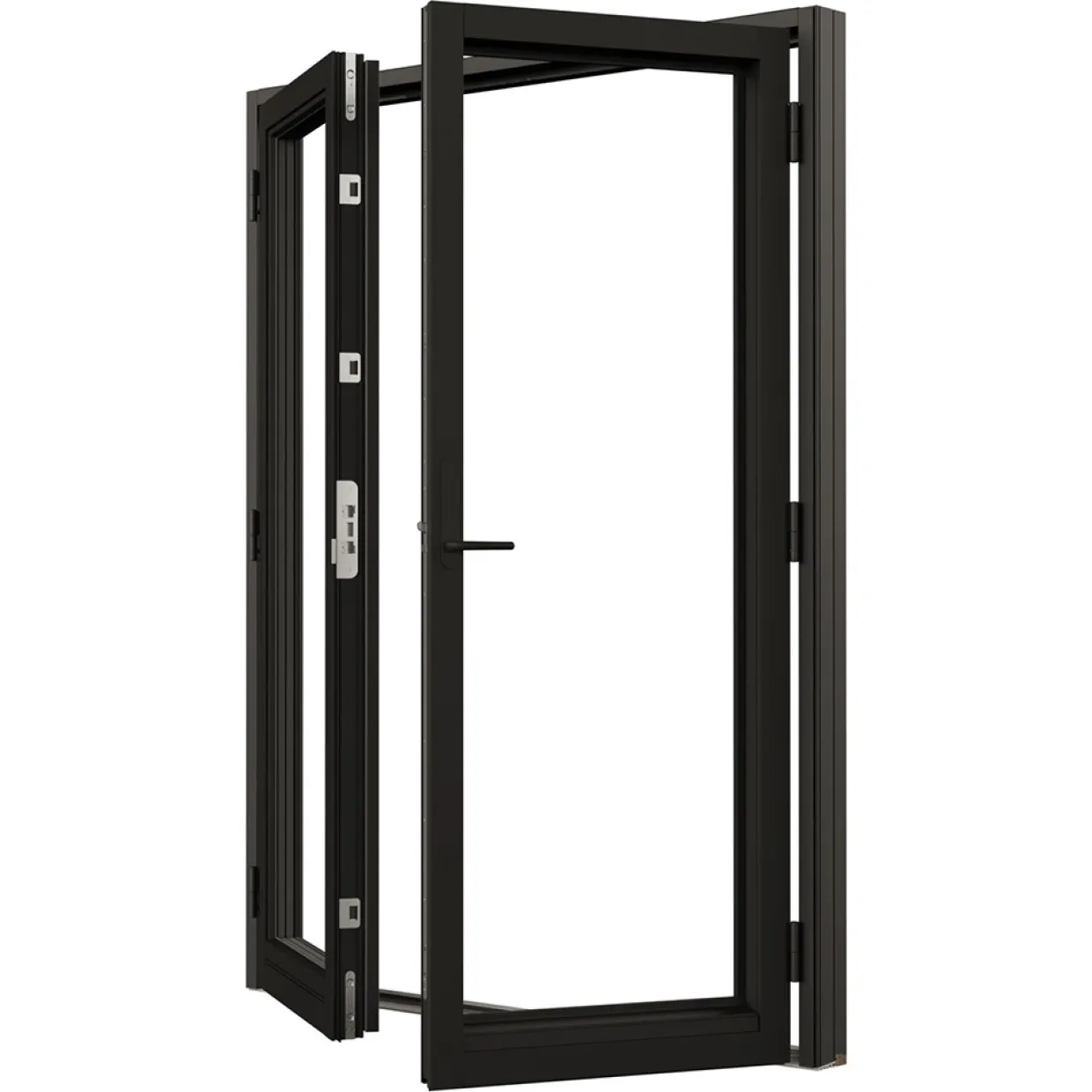 NTech Helglasad Aluminium BlackLine Svart
