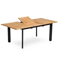 Nydala, Förlängningsbart Träbord Utomhus i Teak/Aluminium 96x150-200 cm