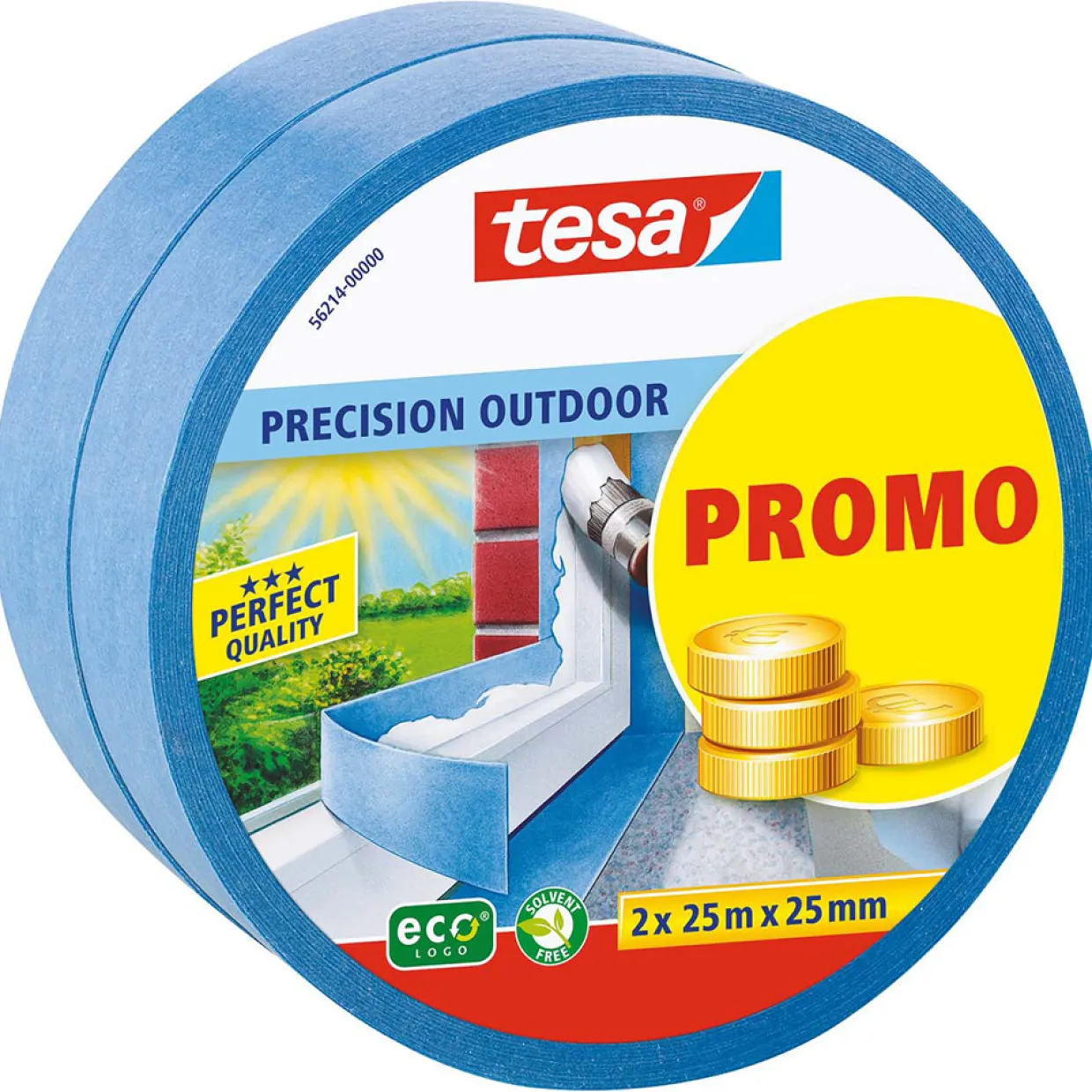 2P 25 mm x 25 m Outdoor