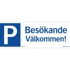 Parkering Besökande Välkommen