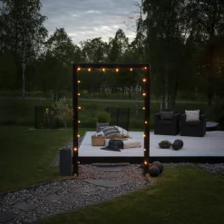 Partyslinga Startset E27 20 st LED-lampor Amber
