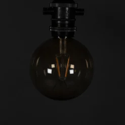 Partyslinga Startset E27 10st LED-lampor Amber Rökfärgade