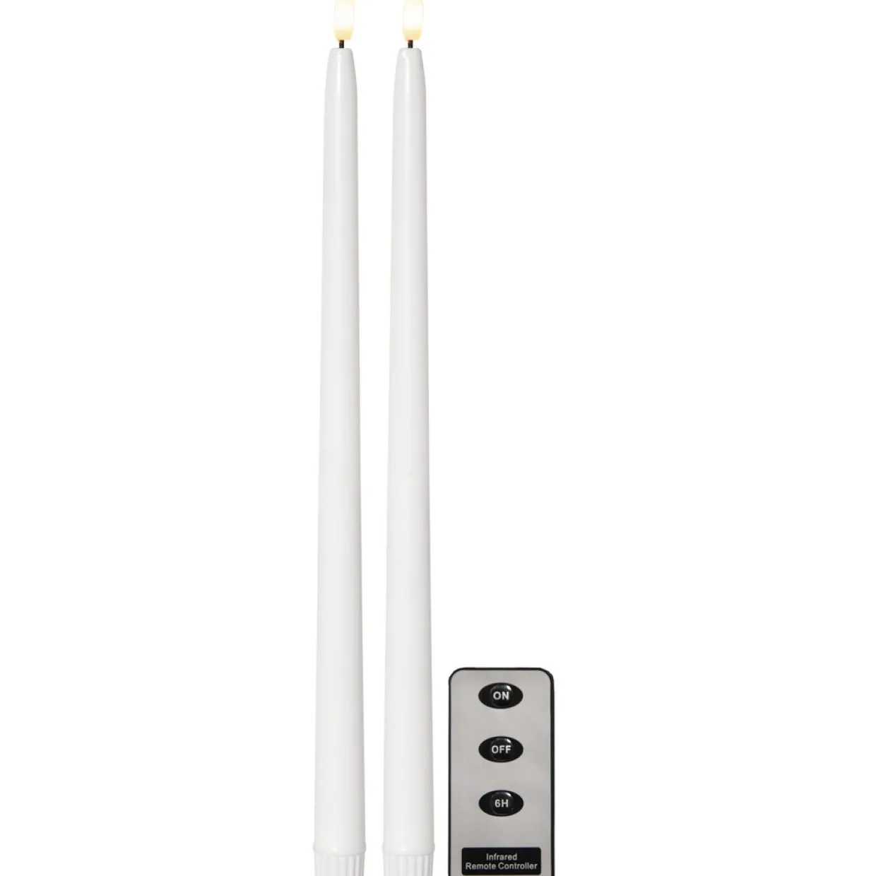 2p Flamme Slim38 cm Vit