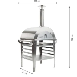Pizzo med Pizzabord Inox