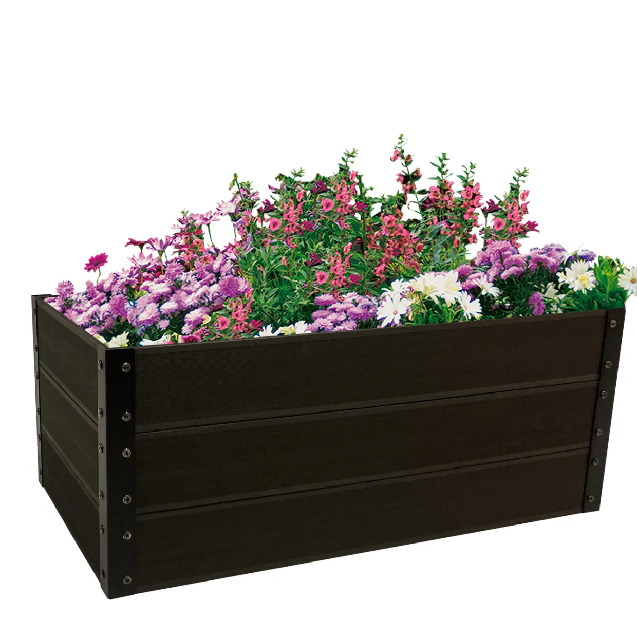 Planteringlåda Antracitgrå WPC 36x44x85 cm för Utemiljö & Trädgård
