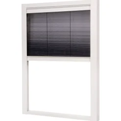 Plisserat Duo Fönster 1230X1600  mm Vit