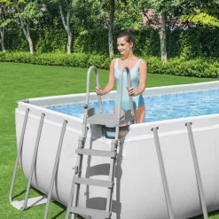 Power Steel 6,4 x 2,74 m Stålramspool Ovanmark med Filterpump