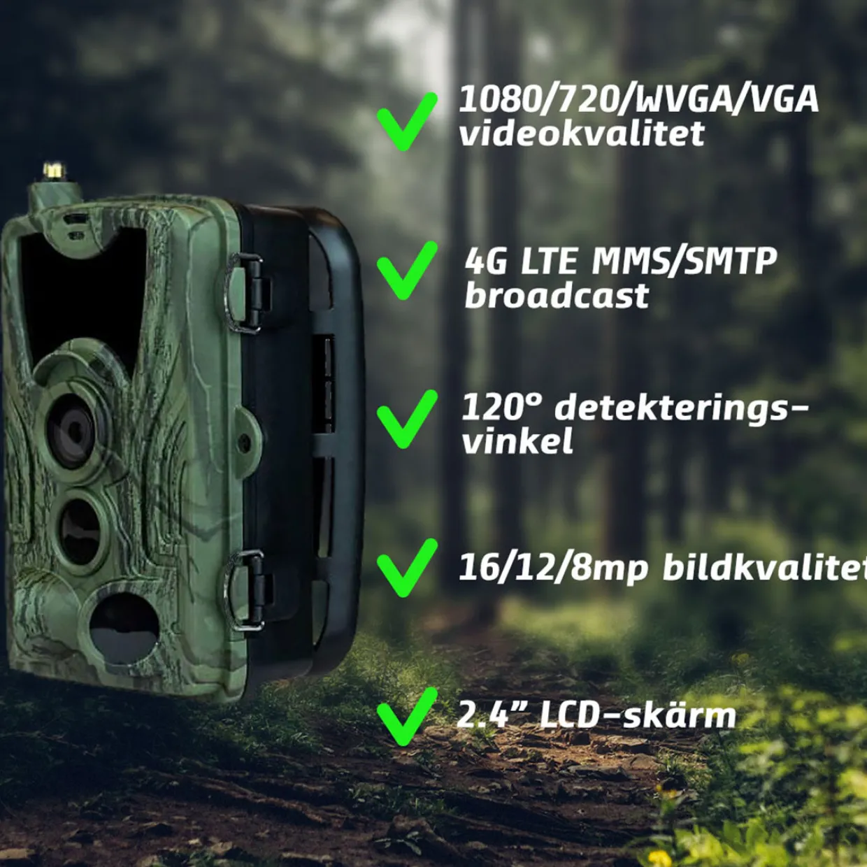 Premium Sändande 4G Med Batteri