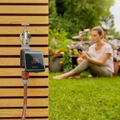 Premiumpaket För Terrass med Vattenfördelare & Bevattningsdator
