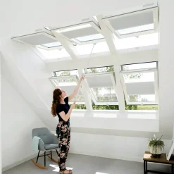 Premium Pivåhängt 3-Glas Aluminium