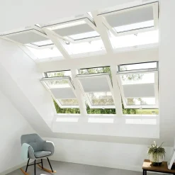 Premium Pivåhängt 3-Glas Aluminium