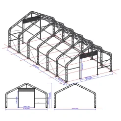 Premium 9,15x18,3x6,1 m