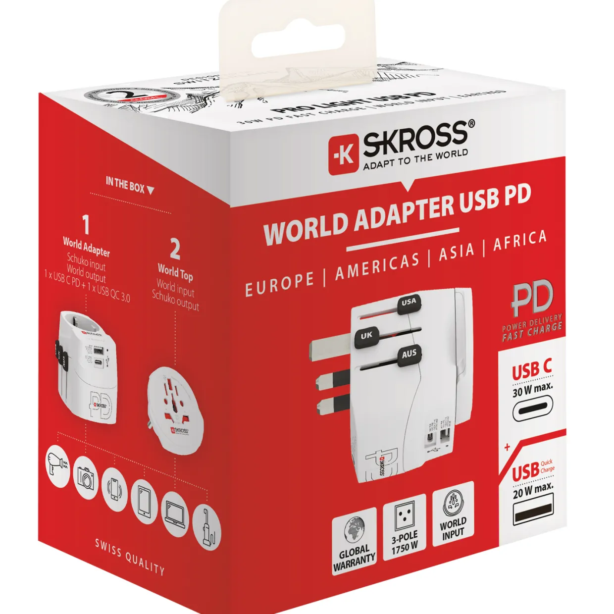 PRO Light USB AC30PD World PD 30W Jordad