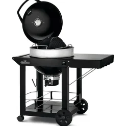 PRO22K-C-3 Svart Klotgrill med Gjutjärnsgaller & Integrerad Termometer
