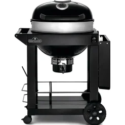 PRO22K-C-3 Svart Klotgrill med Gjutjärnsgaller & Integrerad Termometer