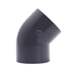 45° PVC Rör Ø 50mm Limdel för Pool & Utomhusbad