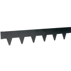 Rabattkant Svart Stål 16X100 cm 4-Pack för Gräskant & Grusgång