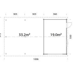 Roger med Carport 53,1 m2