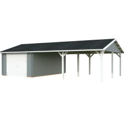 Roger med Carport 53,1 m2 och Slagport