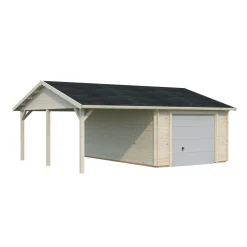 Roger med Carport 36,5 m2 och Takskjutport