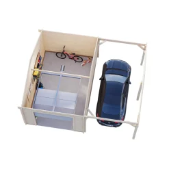 Roger med Carport 36,5 m2 och Takskjutport
