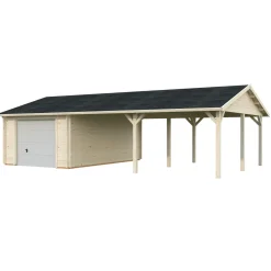 Roger med Carport 53,1 m2 och Takskjutport