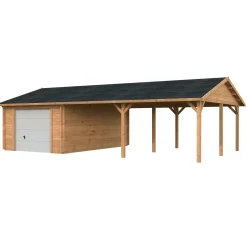 Roger med Carport 53,1 m2 och Takskjutport