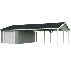 Roger med Carport 53,1 m2 och Takskjutport