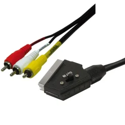 Scart till 3x RCA LogiLink CA1029 Bygghemma.se