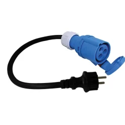 Schuko-hane till CEE-hona 0,5 m