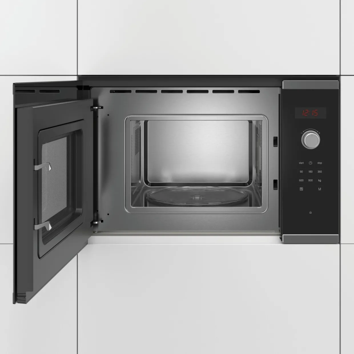 Serie 4 BFL523MS0 Inbyggnadsmikro Rostfritt Stål 800W