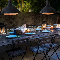 Siena Terrassvärmare 2100 W, Svart, Hängande Design för Balkong & Uteplats