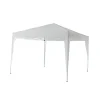 Skugga Ihopfällbart 3x3 m Vit - Metall/Polyester