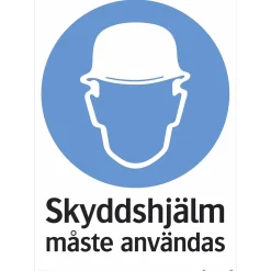 Skyddshjälm 210x297 mm Plast