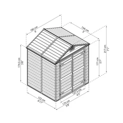 Skylight Pent 2,8 m²