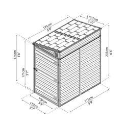 Skylight Pent 2,1 m² Vinklat Tak