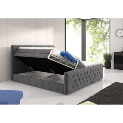 Sängpaket Franco Lyx 180x200 med Förvaring och LED-belysning