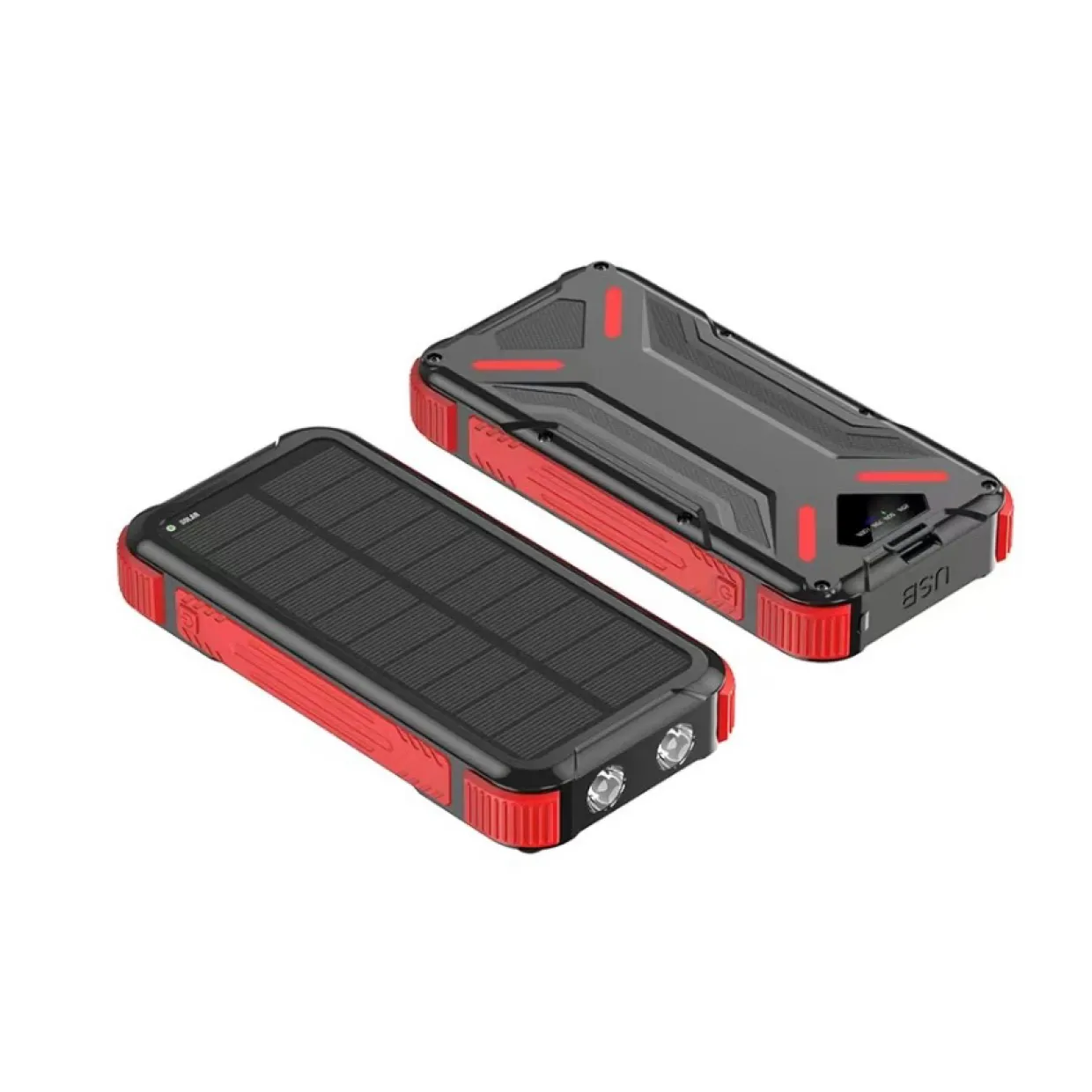 Solcellsdriven Outdoor 20000 mAh Flexibel Laddning