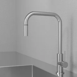 Steel Accent Square med Utdragbar Pip