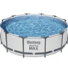 Steel Pro Max Ø3,66m 100cm Stålramspool Ovanmark med Filterpump