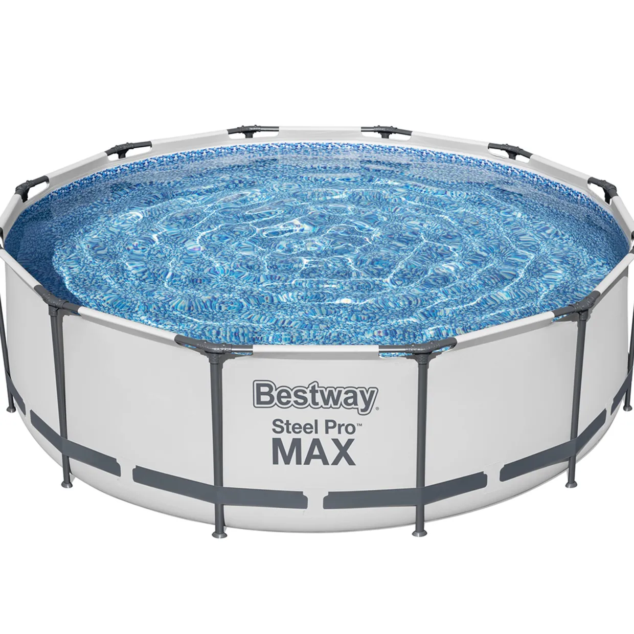 Steel Pro Max Ø3,66m 100cm Stålramspool Ovanmark med Filterpump
