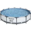Steel Pro Max Ø3,66m 76cm Stålramspool Ovanmark med Filterpump