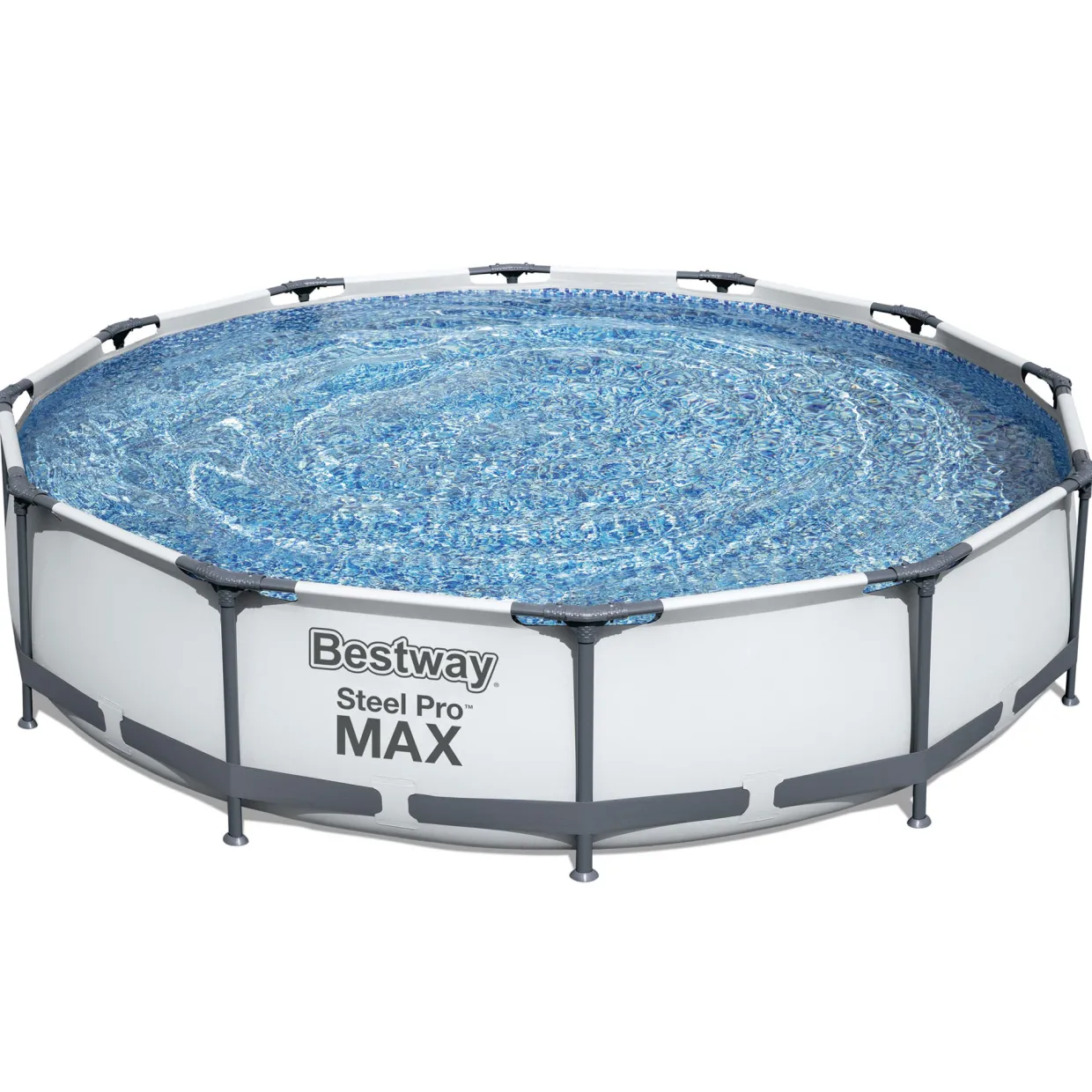 Steel Pro Max Ø3,66m 76cm Stålramspool Ovanmark med Filterpump