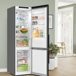 2 st KGN39VXCT Serie 4 203cm Rostfri med VitaFresh och NoFrost
