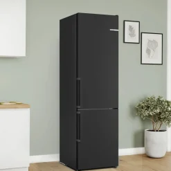 2 st KGN39VXCT Serie 4 203cm Rostfri med VitaFresh och NoFrost