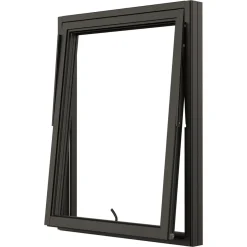 Svanenmärkt NTech 3-Glas Aluminium BlackLine Svart